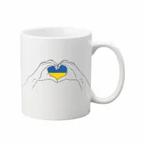 Чашка с принтом Vivay Украина 330 мл Белый (hub_oqv07u) Чашка с принтом Vivay Украина 330 мл Белый (hub_oqv07u)
