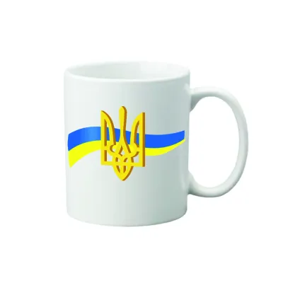 Чашка с принтом Vivay Украина 330 мл Белый (hub_iayx6u)