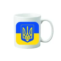 Чашка с принтом Vivay Украина 330 мл Белый (hub_xuiahl)