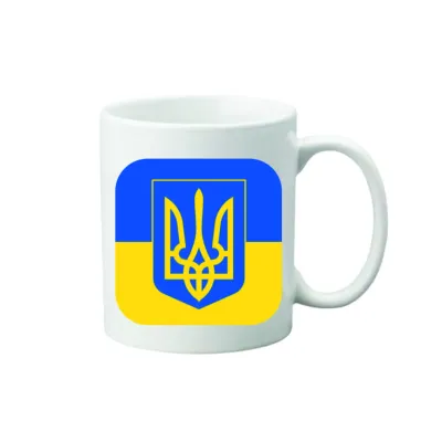 Чашка с принтом Vivay Украина 330 мл Белый (hub_xuiahl)