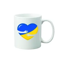 Чашка с принтом Vivay Украина 330 мл Белый (hub_25l75o)