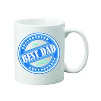 Чашка с принтом Vivay Best dad 330 мл Белый (hub_0wd7yc)