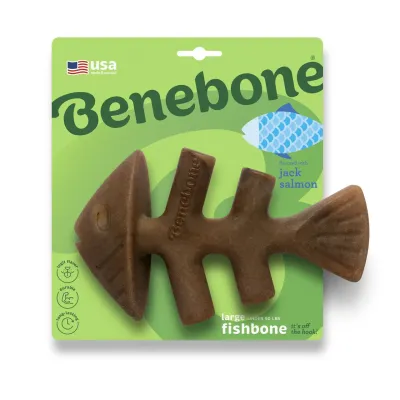 Игрушка для грызения Benebone Fishbone Лосось 19,55х10,16 см Коричневый (430300) Игрушка для грызения Benebone Fishbone Лосось 19,55х10,16 см Коричневый (430300)
