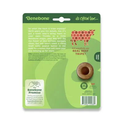 Игрушка для грызения Benebone Tripe Bone Говяжий рубец 7,11х11,43 см Коричневый (510200) Игрушка для грызения Benebone Tripe Bone Говяжий рубец 7,11х11,43 см Коричневый (510200)