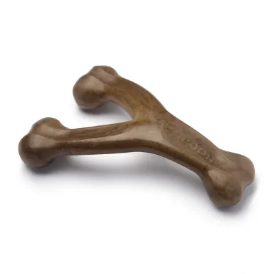Важіль зі смаком бекону Benebone Wishbone Bacon іграшка для гризіння для собак вагою до 54 кг 22,86х16 см Коричневий