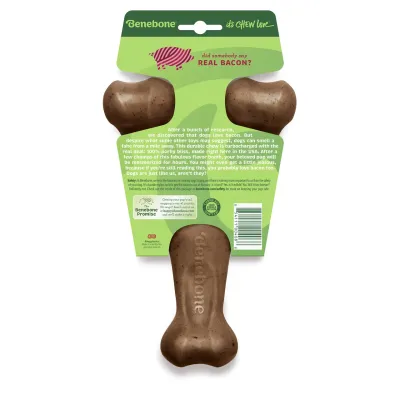 Игрушка для грызения Benebone Wishbone Бекон 17,78х12,19 см Коричневый (808600)