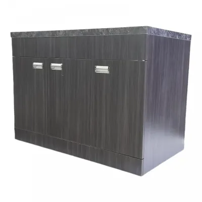 Пластиковая тумба с каменной мойкой The MIX Adamant 120x85x55 см Коричневый Пластиковая тумба с каменной мойкой The MIX Adamant 120x85x55 см Коричневый