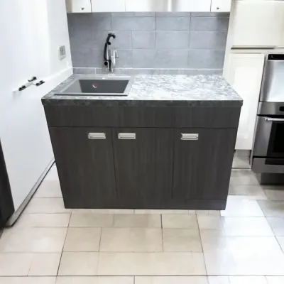 Пластиковая тумба с каменной мойкой The MIX Adamant 120x85x55 см Коричневый Пластиковая тумба с каменной мойкой The MIX Adamant 120x85x55 см Коричневый