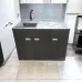 Пластиковая тумба с каменной мойкой The MIX Adamant 120x85x55 см Коричневый Пластиковая тумба с каменной мойкой The MIX Adamant 120x85x55 см Коричневый