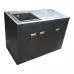 Пластиковая тумба с каменной мойкой The MIX Adamant 120x85x55 см Коричневый