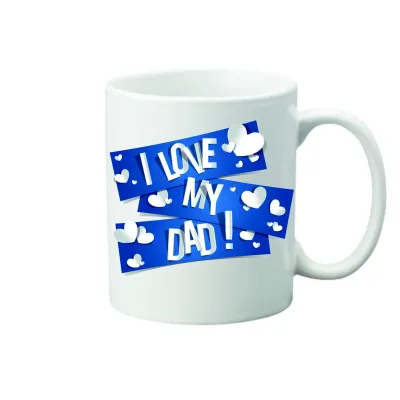 Чашка с принтом Vivay I love my dad 330 мл Белый (hub_pxgqq5)