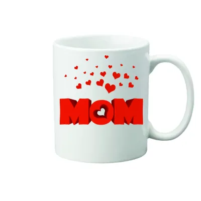 Чашка с принтом Vivay Mom 330 мл Белый (hub_4omjmy)