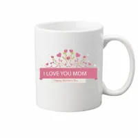 Чашка Vivay I love you mom 330 мл Білий (hub_73aq09)