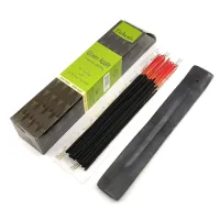 Пахощі з дерев'яною підставкою Tulasi Green Apple 40 аромапалочок (DN34430)