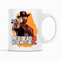 Чашка для ігромана Кавун Red Dead Redemption 2 320 мл Білий (К001765)