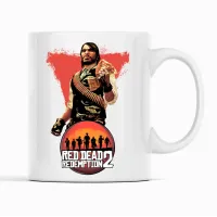 Чашка для ігромана Кавун Red Dead Redemption 2 320 мл Білий (К001766)