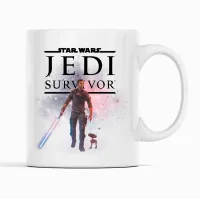 Чашка для ігромана Кавун Star Wars Jedi Survivor 320 мл Білий (К001767)
