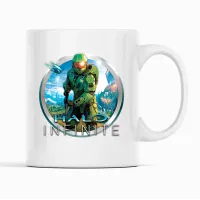 Чашка для ігромана Кавун Halo Infinite 320 мл Білий (К001793)