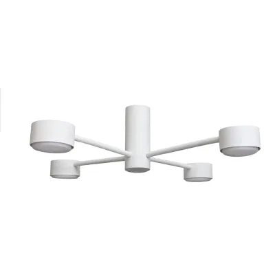 Люстра стельова MSK Electric Copter на чотири круглих плафони під лампи GX53 NL 8041-4 WH Білий (618762)