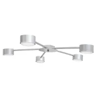 Люстра потолочная MSK Electric Copter на пять круглых плафонов под лампы GX53 NL 8040-5 AL Серый (618835)
