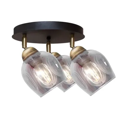 Светильник потолочный MSK Electric Enigma PL 20241-3R BK 619326