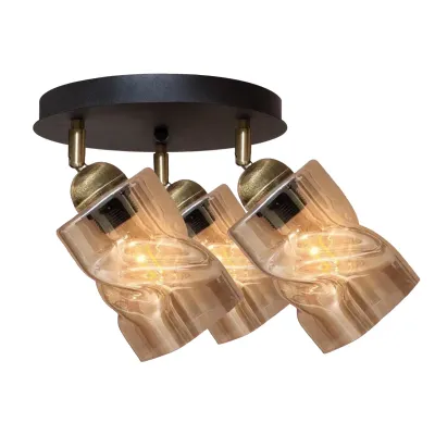 Світильник стельовий MSK Electric Tornado PL 202415-3R BK 619327 Світильник стельовий MSK Electric Tornado PL 202415-3R BK 619327