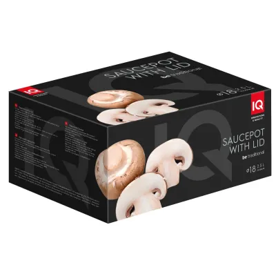 Кастрюля IQ Be Traditional 2.5 л 18 см Серебристый (6977602)