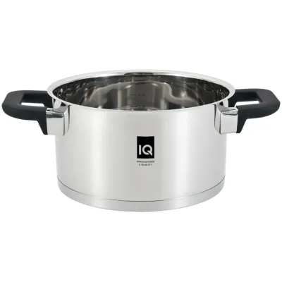 Кастрюля IQ Be Traditional 5.5 л 24 см Серебристый (6977605)