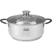 Каструля BRAVO CHEF Safran 1.4 л 16 см Сріблястий (6990951)
