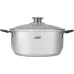 Кастрюля BRAVO CHEF Safran 2.0 л 18 см Серебристый (6990952)