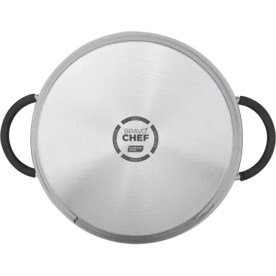 Кастрюля BRAVO CHEF Safran 2.0 л 18 см Серебристый (6990952)
