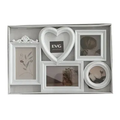 Мультирамка EVG INNO ZB-5-2944 Collage 5 38х32х37 см White (6992358)