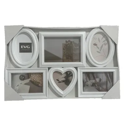 Мультирамка EVG INNO ZB-6-3250 Collage 6 52х26х35 см White (6992360)