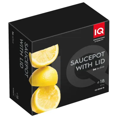 Каструля IQ Be Active 1.7 л 18 см Чорний (6996304) Каструля IQ Be Active 1.7 л 18 см Чорний (6996304)