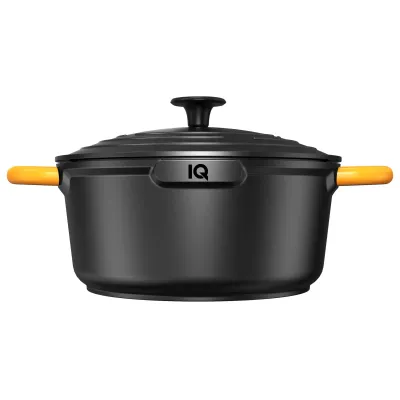 Каструля IQ Be Active 4.2 л 24 см Чорний (6996306)