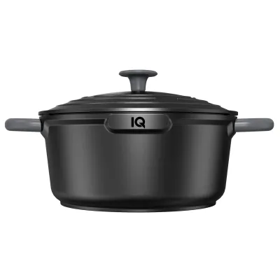 Каструля IQ Be Creative 2.4 л 20 см Чорний (6996317)