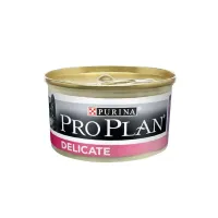 Влажный корм для кошек с чувствительным пищеварением Purina Pro Plan Delicate с индейкой 85 г (39427)