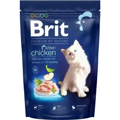 Сухий корм для кошенят Brit Premium by Nature Cat Kitten з куркою 300 г (68671)