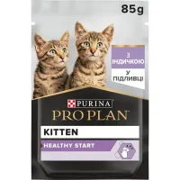 Вологий корм для кошенят Purina Pro Plan Kitten Healthy Start шматочки індички в соусі 85 г (81763) Вологий корм для кошенят Purina Pro Plan Kitten Healthy Start шматочки індички в соусі 85 г (81763)