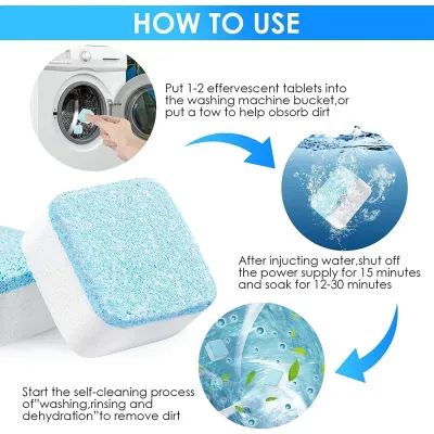 Средство для чистки стиральной машины No Brand Washing Machine Cleaner №2 20 таблеток (2104618422) Средство для чистки стиральной машины No Brand Washing Machine Cleaner №2 20 таблеток (2104618422)