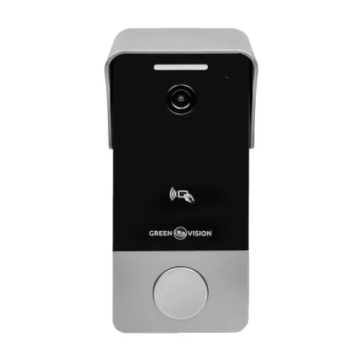 Панель виклику AHD GreenVision GV-010-M-PV10-150 Black Silver (11555)