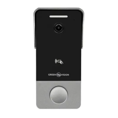 Панель вызова AHD GreenVision GV-010-M-PV10-150 Black Silver (11555)