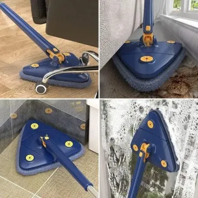 Треугольная швабра No Brand Multi Function с вращением на 360° 1,5-2 м Синий (2104618429)