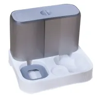 Миска з автоматичною напувалкою Taotaopets 193306 Gray-White 11759-69016