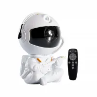 Проектор-ночник No Brand HR-F2 White Астронавт с гитарой 12,5х7,6 см 13059-83040