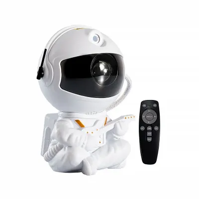 Проектор-ночник No Brand HR-F2 White Астронавт с гитарой 12,5х7,6 см 13059-83040