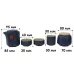 Дорожный набор для чайной церемонии No Brand 45521 Dark Blue 12953-83106