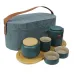 Дорожный набор для чайной церемонии No Brand 45521 Dark Green 7 шт 12953-83107