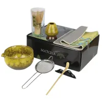 Набір для приготування чаю матча Mavanto 7458 Mustard 7 предметів Набір для приготування чаю матча Mavanto 7458 Mustard 7 предметів