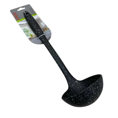 Ополоник нейлоновий A-PLUS 0340 34 см Чорний мармур